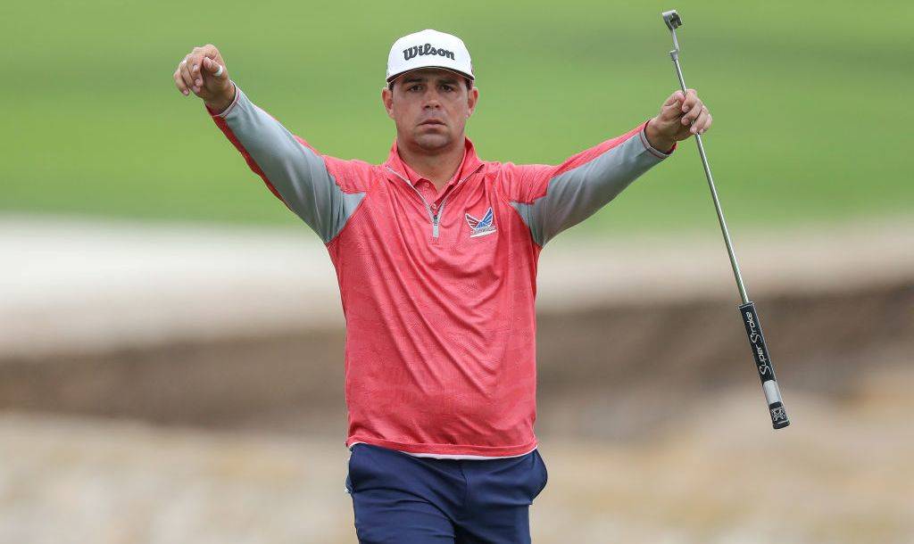 Gary Woodland celebrate